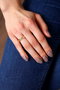 Heliophilia Silver Anillo de Plata con Circón